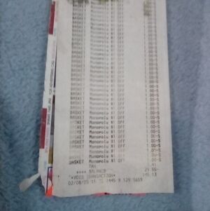 ✨EXTREMELY RARE Monopoly Glitch Receipt✨